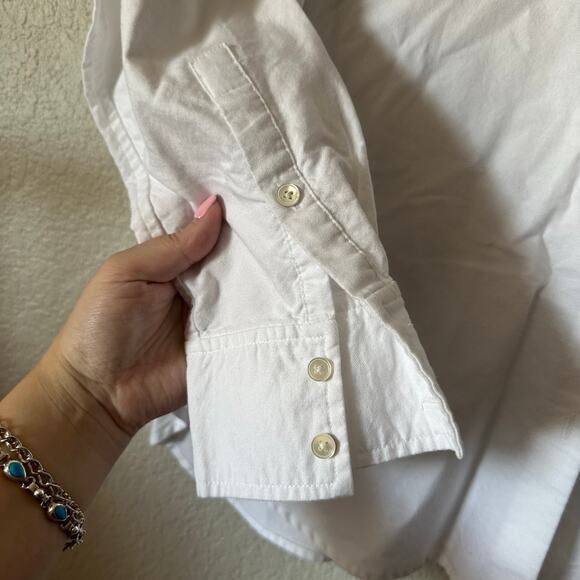 AYR The Deep End Button Down Shirt White Size Medium - Picture 5 of 5